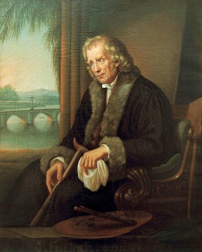 Portrait of Caspar David Friedrich by Caspar David Friedrich